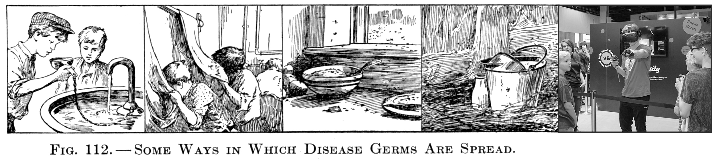 some ways in which disease germs are spread VR headsets